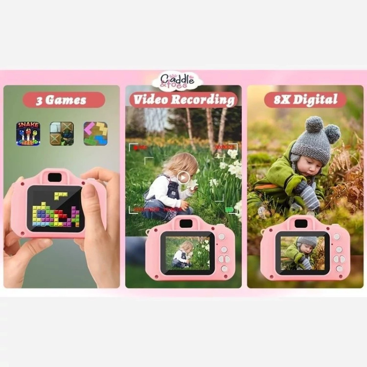 دوربین عکاسی و فیلمبرداری کودک مدل C6 با کارت حافظه 32GB