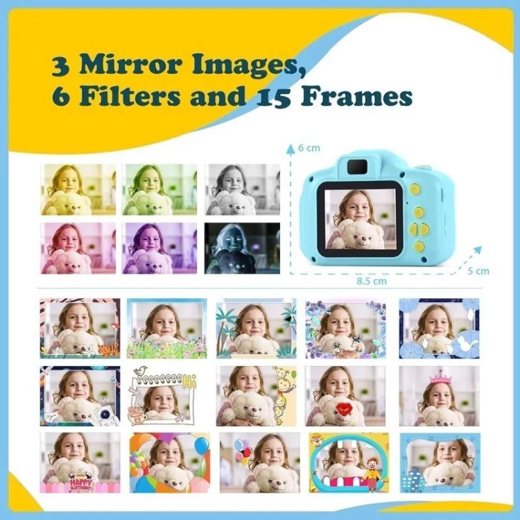دوربین عکاسی و فیلمبرداری کودک مدل C6 با کارت حافظه 32GB