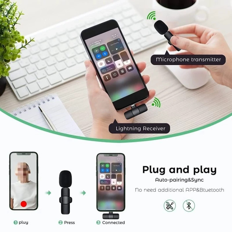 میکروفون یقه ای بی سیم K9