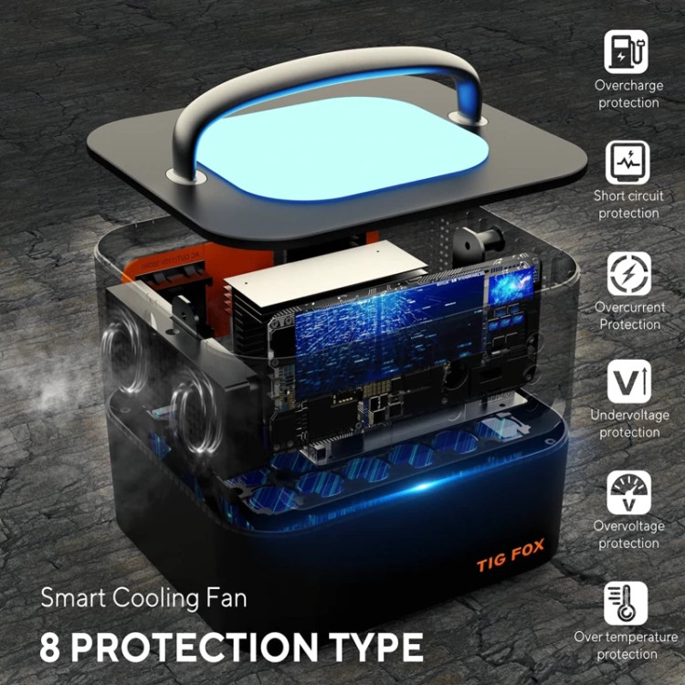 پاور استیشن برند TIG FOX مدل T500 (حداکثر توان 850 وات)