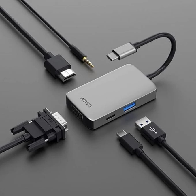 هاب 5 پورته USB-C برند ویوو
