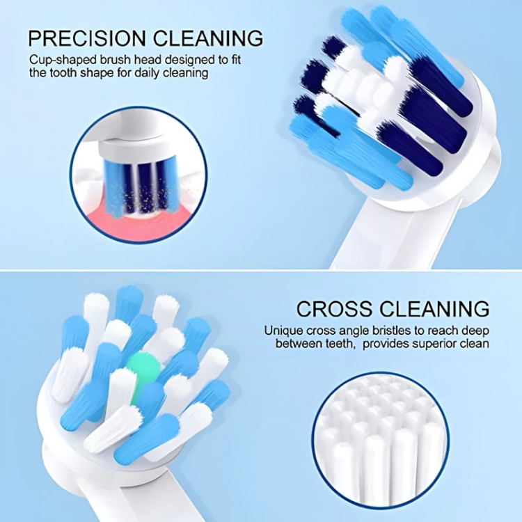 سری مسواک برقی اورالبی برند Vibeey پک 16 عددی