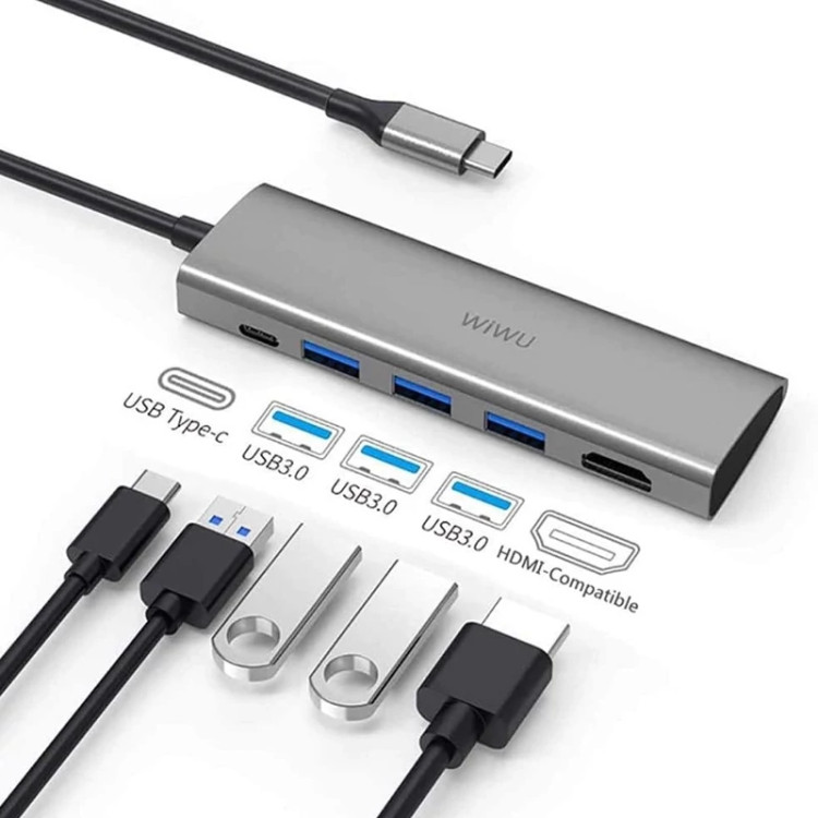 هاب 5 پورته USB-C برند ویوو مدل A531H
