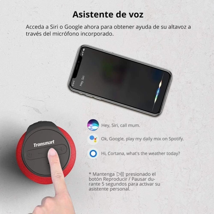 اسپیکر بلوتوثی برند ترونسمارت مدل Mini Element T6