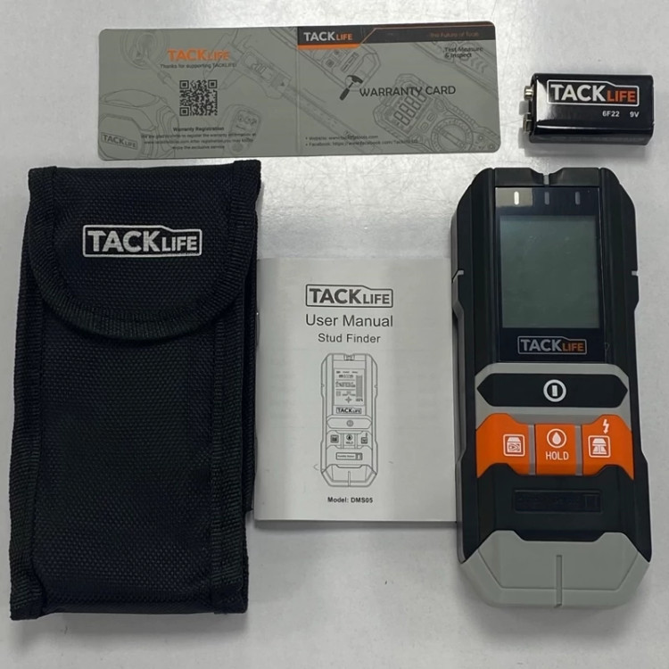 اسکنر ، ردیاب دیواری برند TACKLIFE-DMS05 با رطوبت سنج