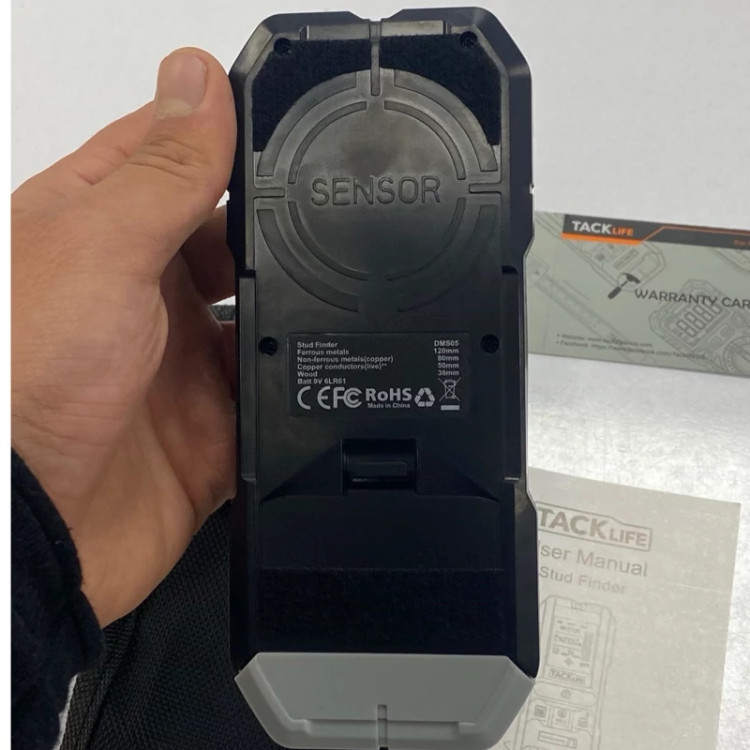 اسکنر ، ردیاب دیواری برند TACKLIFE-DMS05 با رطوبت سنج