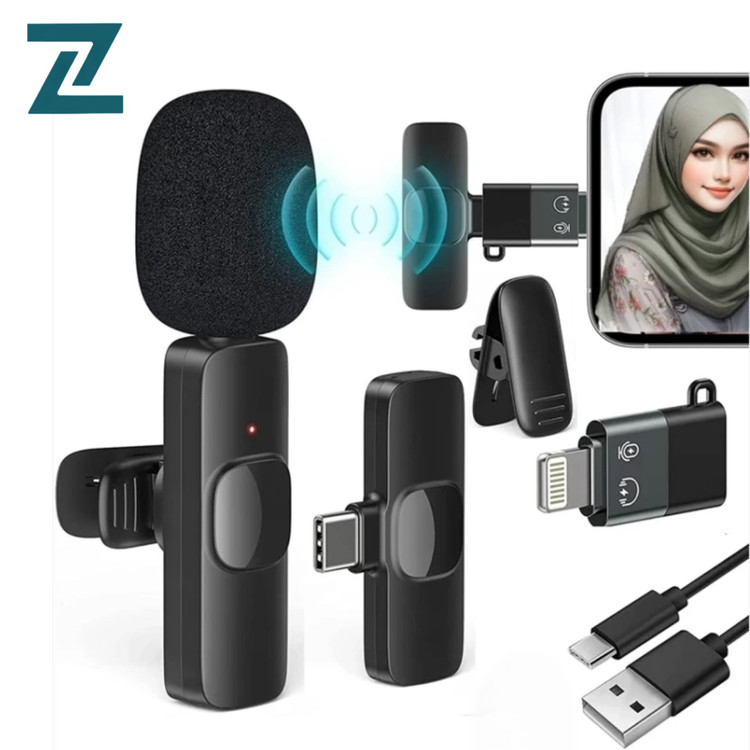 میکروفون یقه ای بیسیم حرفه ای مدل k8