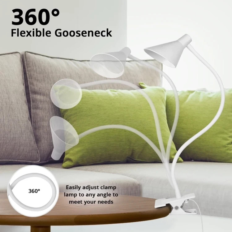 چراغ مطالعه ی گیره ای LED Qooltek 3