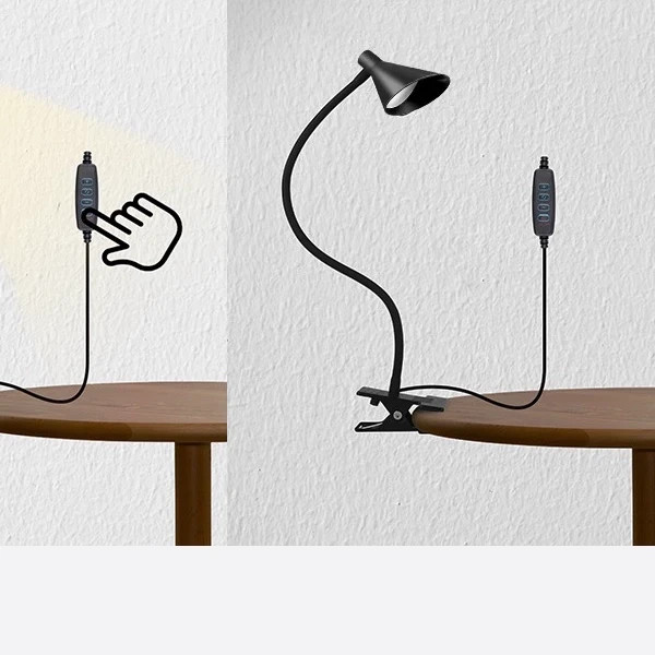چراغ مطالعه ی گیره ای LED Qooltek 3