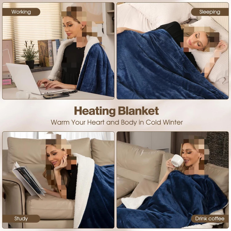پتوی گرمایشی برقی برند وان امگ سایز 155×180 با قابلیت شستشو