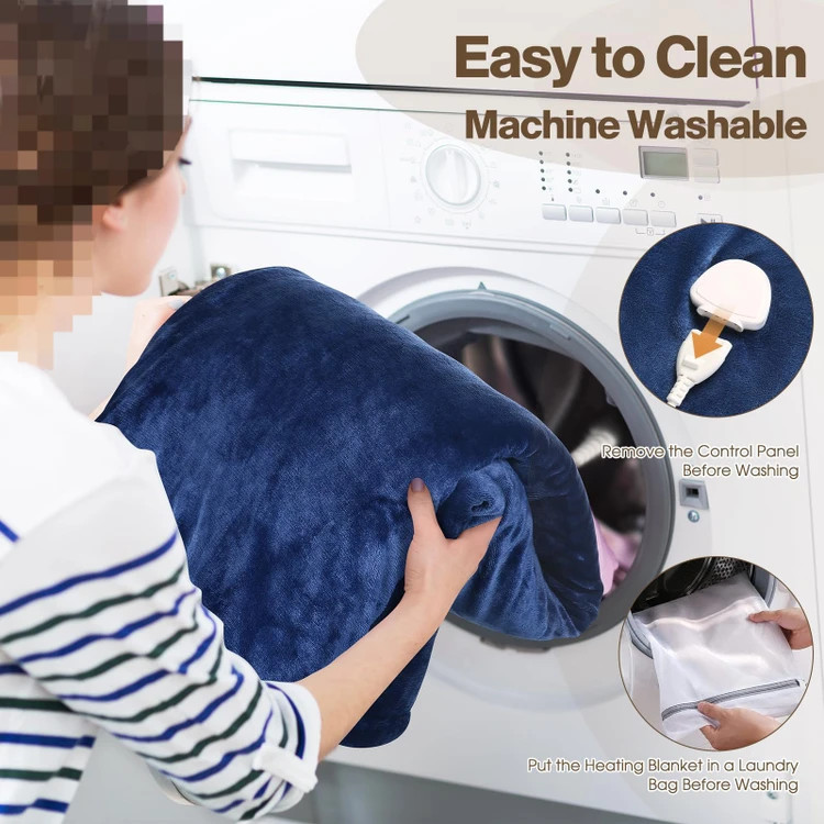 پتوی گرمایشی برقی برند وان امگ سایز 155×180 با قابلیت شستشو