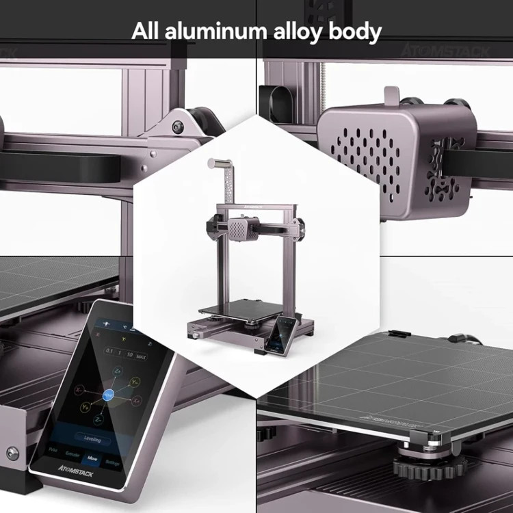 پرینتر سه بعدی حرفهای ATOMSTACK Cambrian Pro | دقت بالا و عملکرد پیشرفته