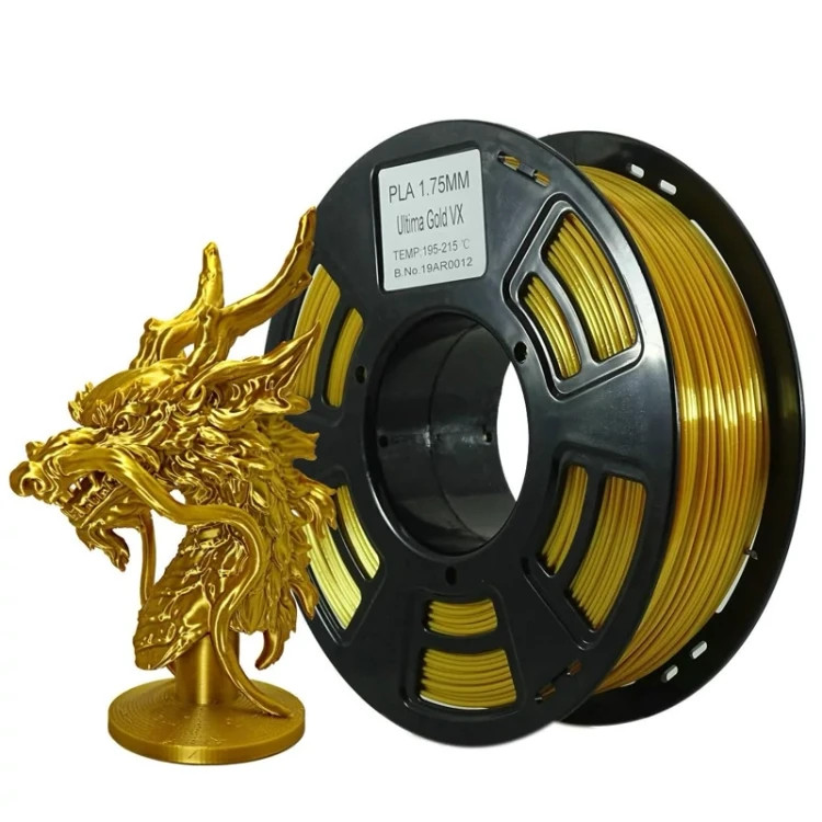 فیلامنت پرینتر سهبعدی برند Stronghero3D اندازه 1.75mm – رنگ طلایی، وزن ۱ کیلوگرم