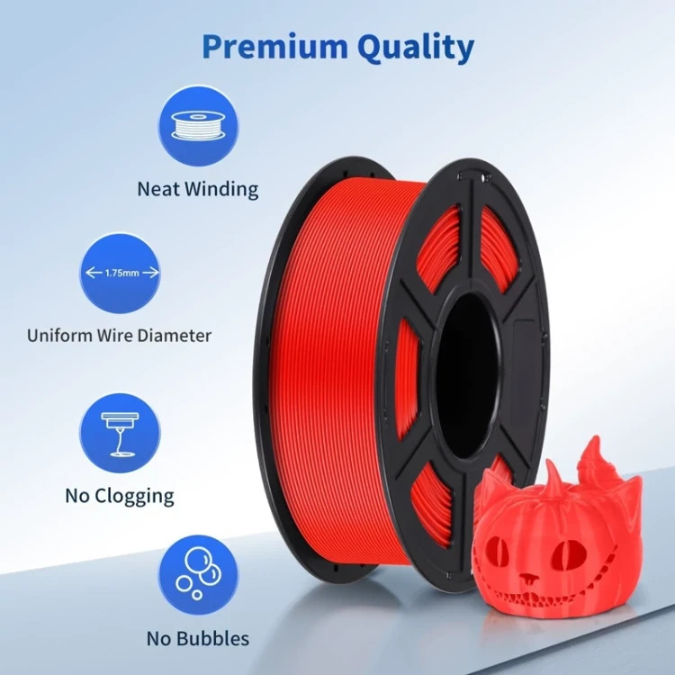 فیلامنت پرینتر سهبعدی برند Stronghero3D اندازه 1.75mm – رنگ قرمز، وزن ۱ کیلوگرم