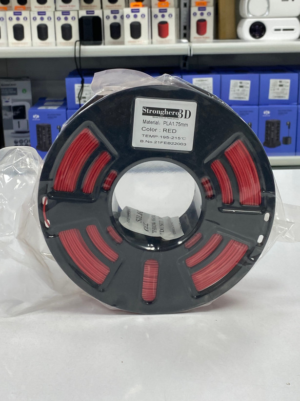 فیلامنت پرینتر سهبعدی برند Stronghero3D اندازه 1.75mm – رنگ قرمز، وزن ۱ کیلوگرم