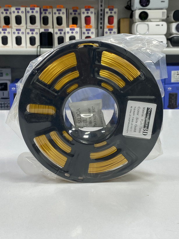 فیلامنت پرینتر سهبعدی برند Stronghero3D اندازه 1.75mm – رنگ طلایی، وزن ۱ کیلوگرم