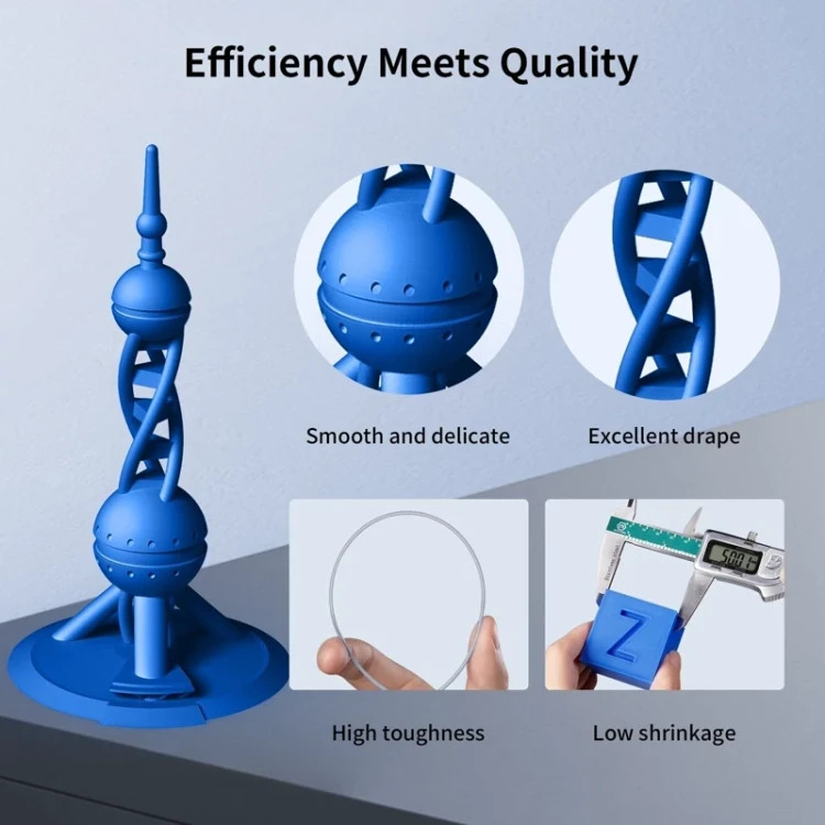فیلامنت پرینتر سهبعدی برند Stronghero3D اندازه 1.75mm – رنگ آبی، وزن ۱ کیلوگرم