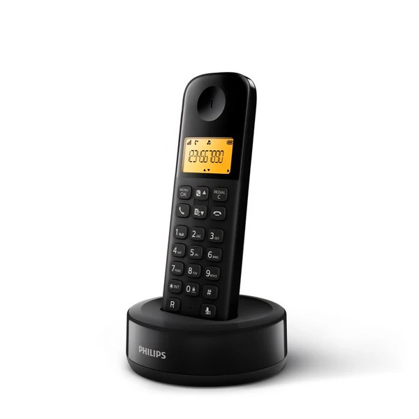 تلفن ثابت بیسیم برند فیلیپس مدل D160 Duo دو گوشی | DECT، صفحه نمایش 1.6 اینچی
