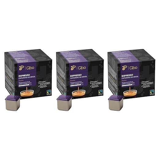 کپسول قهوه چیبو Tchibo Qbo Espresso Cafezinho do Brazil | طعم آجیلی و تند، شدت ۸/۱۰