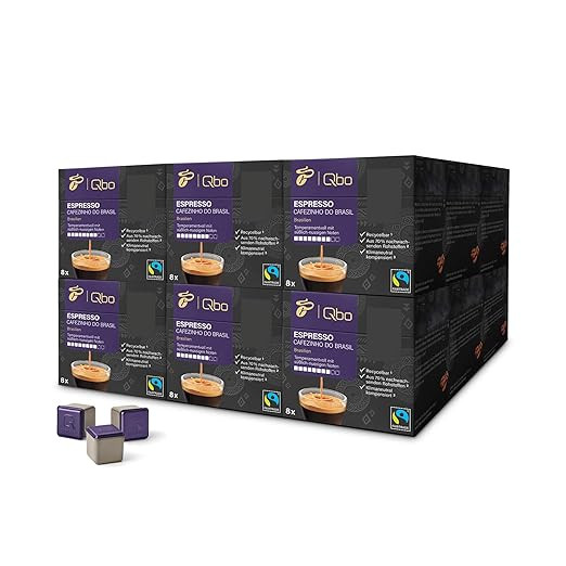 کپسول قهوه چیبو Tchibo Qbo Espresso Cafezinho do Brazil | طعم آجیلی و تند، شدت ۸/۱۰
