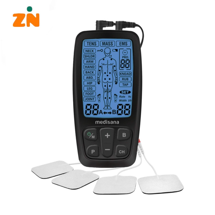 دستگاه تنس و EMS مدیسانا مدل TT 205 ماساژور الکتروتراپی تقویت عضلات 3 کاره تسکین درد و با 60 برنامه