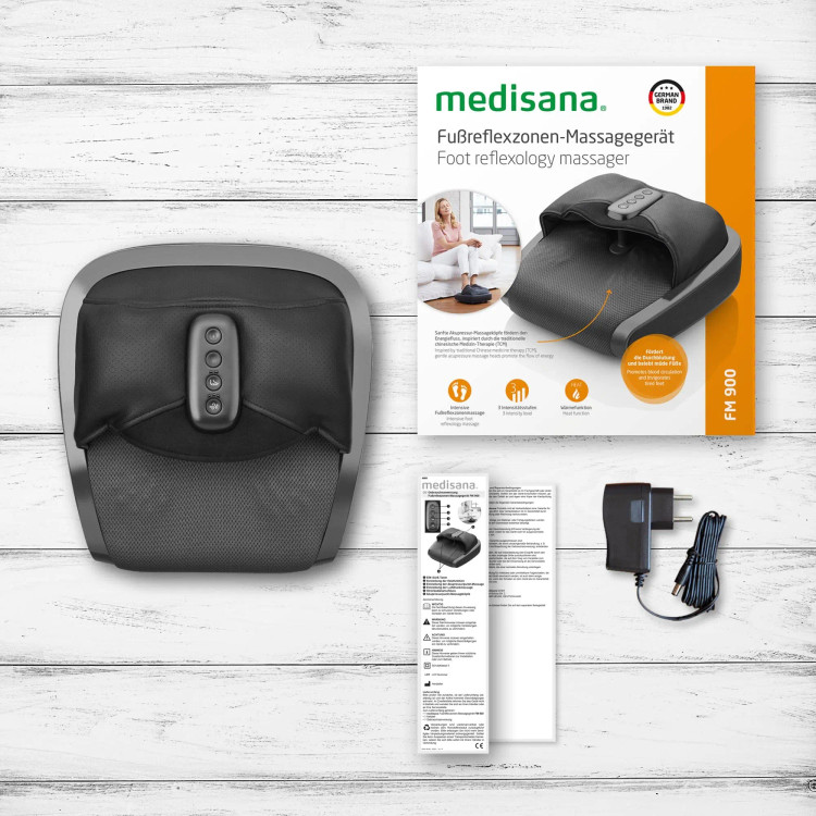 ماساژور پا مدیسانا مدل Medisana FM 900 با ماساژ فشاری، طب فشاری و گرمایش