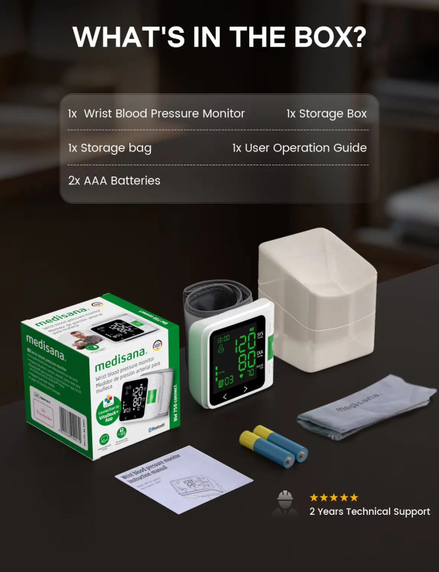 فشارسنج مچی مدیسانا مدل Medisana BW 360 Connect با بلوتوث