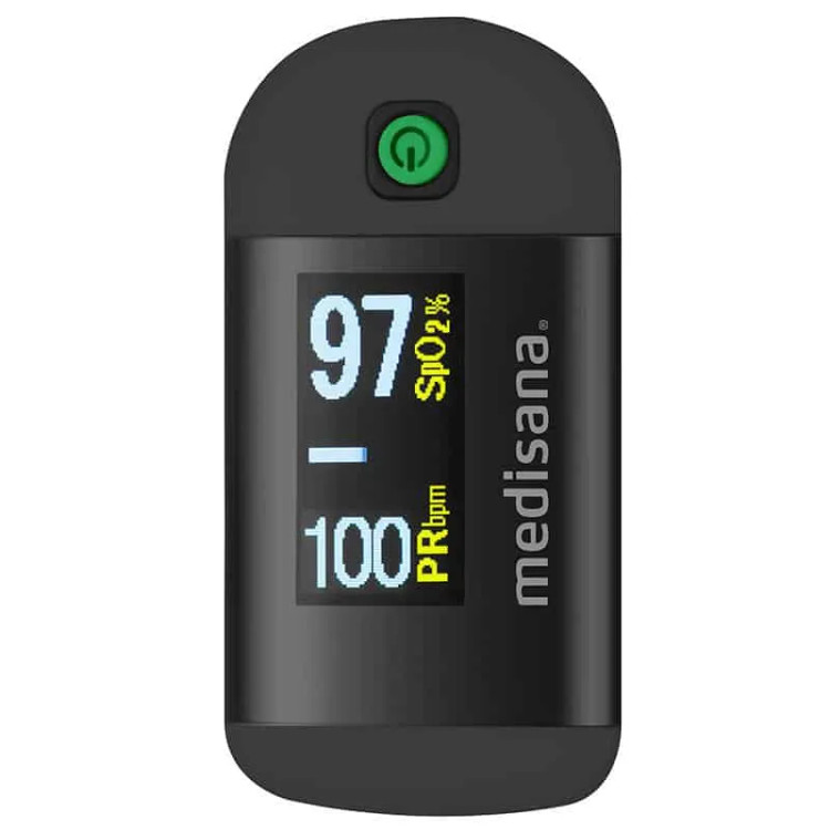 پالس اکسیمتر انگشتی مدیسانا مدل Medisana PM 100، اندازهگیری اکسیژن خون و ضربان قلب