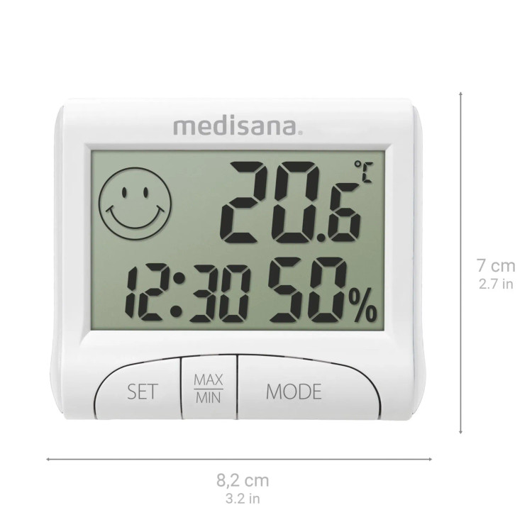 دماسنج و رطوبتسنج دیجیتال مدیسانا Medisana HG 100