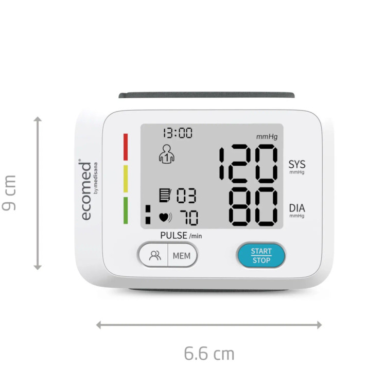فشارسنج مچی مدیسانا مدل Medisana BW-83E | حافظه دو کاربر و تشخیص ضربان نامنظم