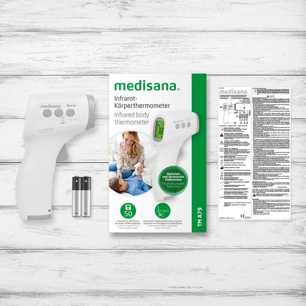 دماسنج دیجیتال مادون قرمز مدیسانا Medisana TM A79 | پیشانی بدون تماس