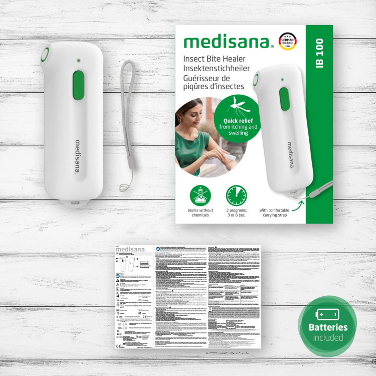 دستگاه تسکین نیش حشرات مدیسانا Medisana IB 100 | درمان حرارتی خارش و تورم