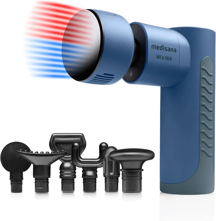 ماساژور تفنگی مدیسانا MG 600 | ماساژور عضلات با قابلیت گرم و سرد Hot & Cold