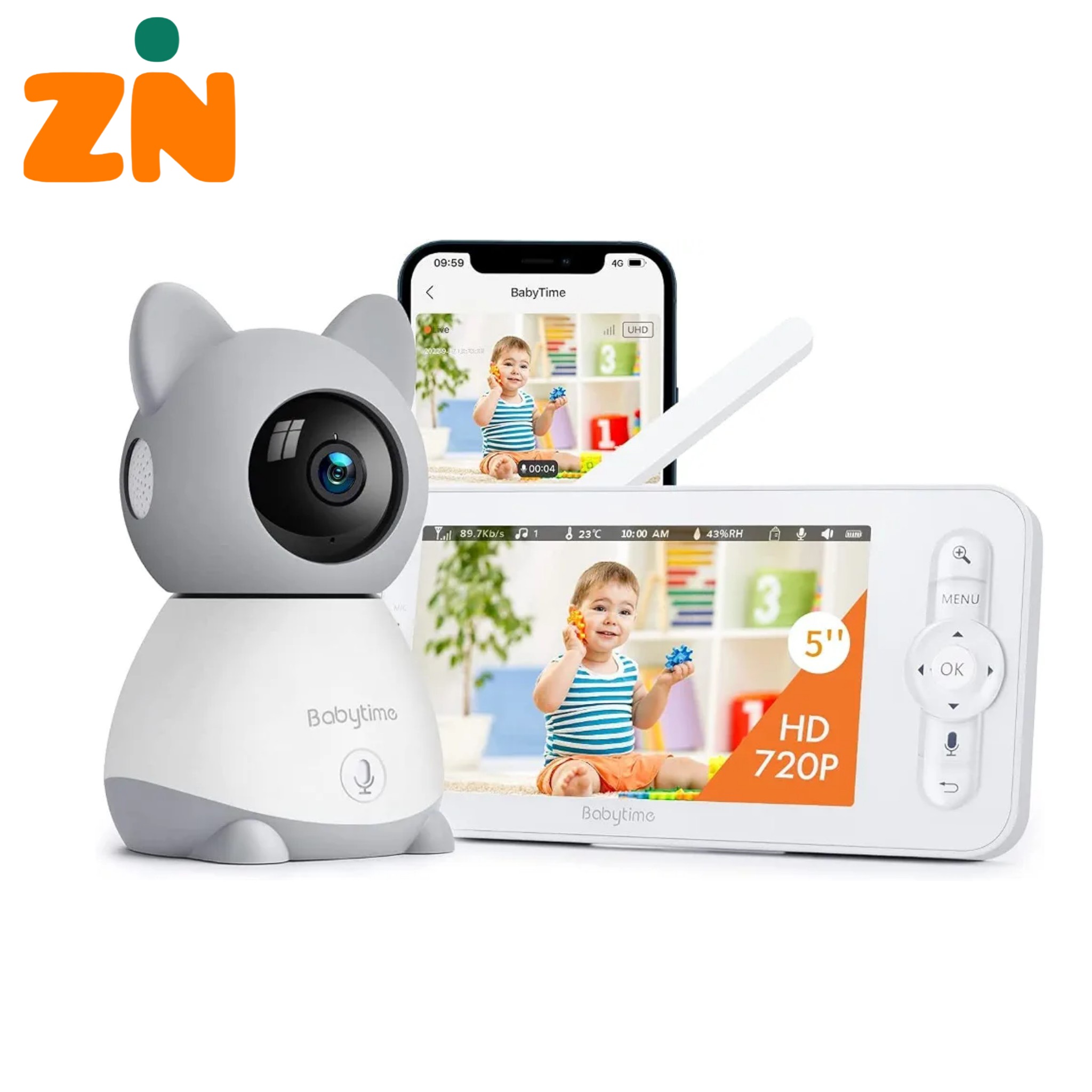 دوربین و مانیتور کودک BabyTime مدل B098NX5WFG