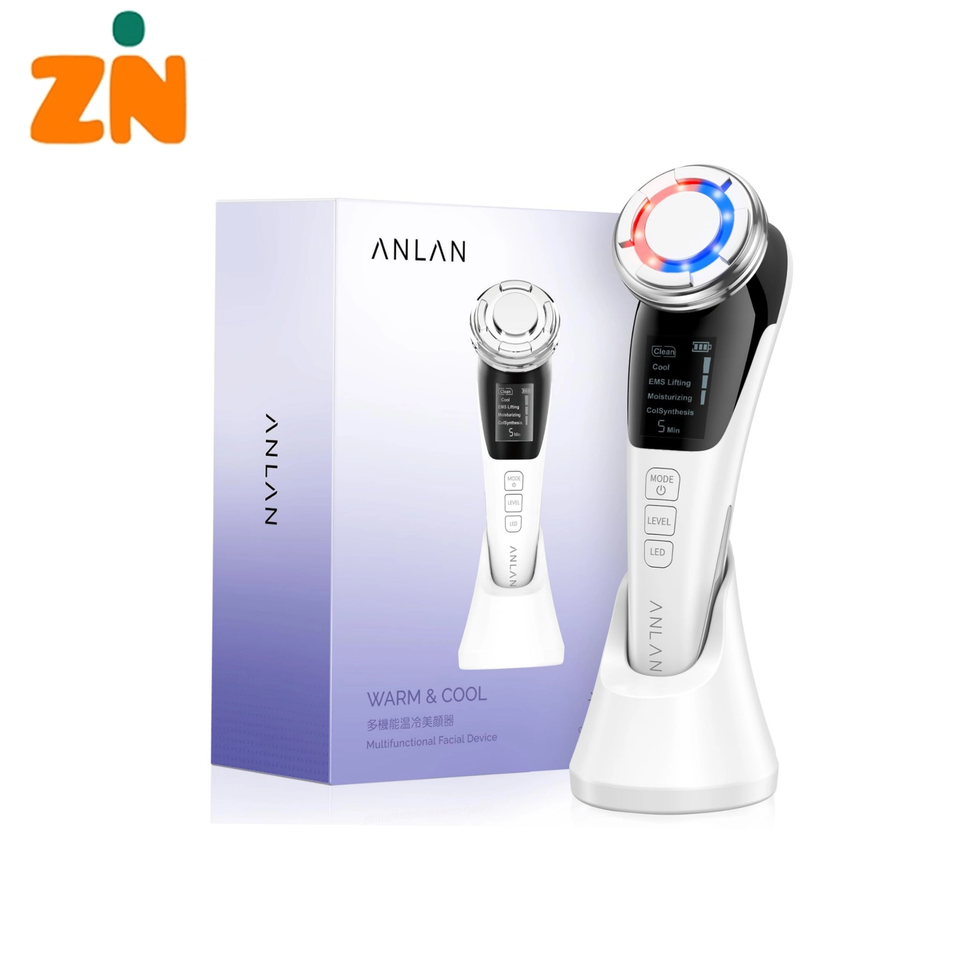 دستگاه جوانسازی و لیفت صورت با فرکانس EMS ضدپیری و ضدچروک پوست آنلن مدل A-DRY11