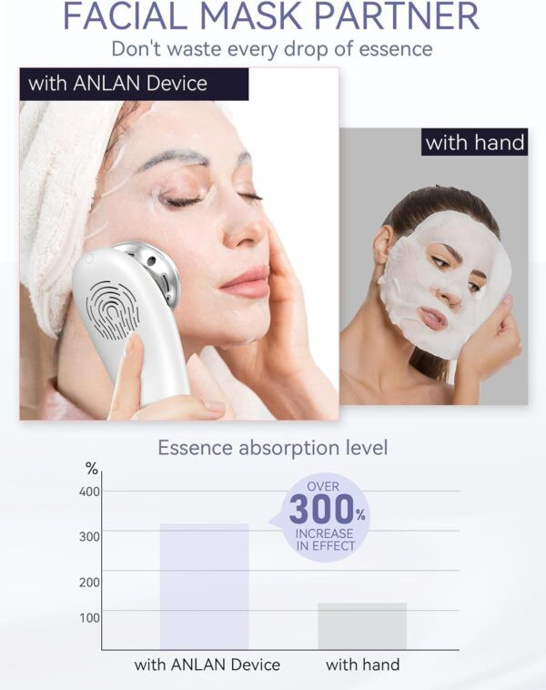 دستگاه جوانسازی و لیفت صورت با فرکانس EMS ضدپیری و ضدچروک پوست آنلن مدل A-DRY11